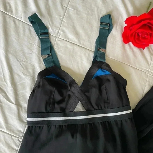 VPL black with azure midi dress - Picture 5 of 13